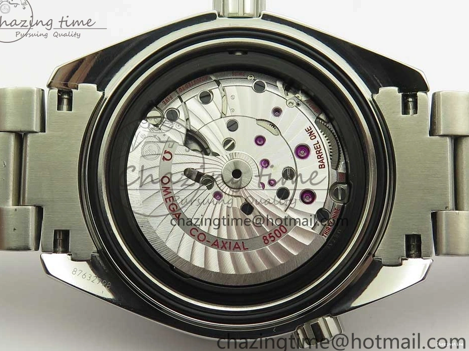 0128 Tailored Planet Ocean Professional Orange Bezel 45.5mm 1:1 VSF Best Edition on SS Bracelet A8500 Super Clone (2 Straps) 7950